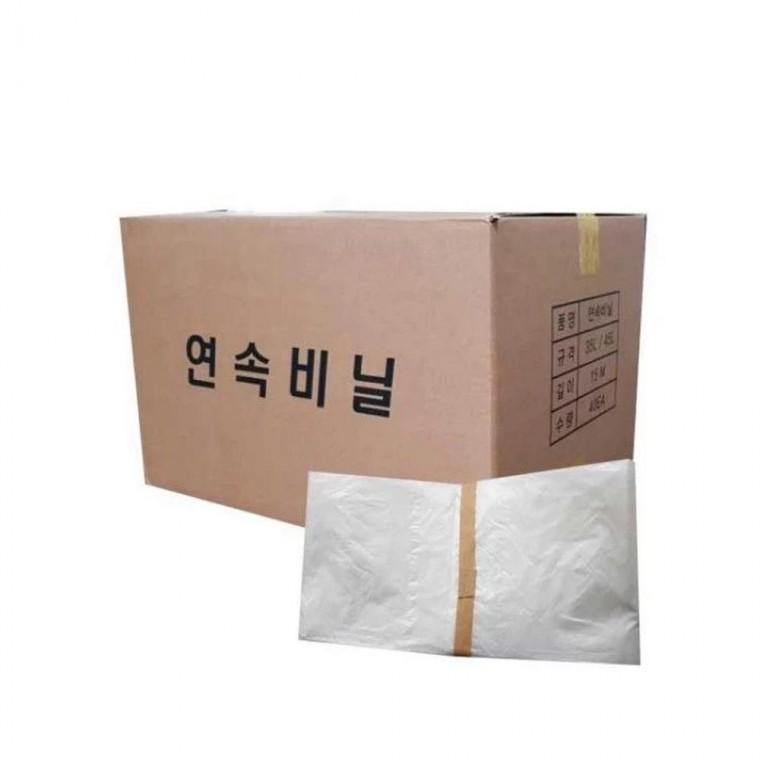루미나D 연속비닐 45l 15m 1롤 롤쓰레기봉투 분리수거함