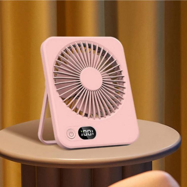 슬림 스마트 스탠드 미니 탁상용 선풍기 무선 충전식 책상용 무소음 보관 편리