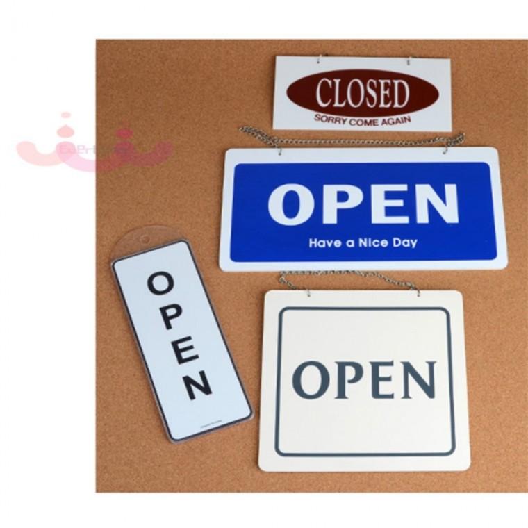 OPEN/CLOSED 오픈클로즈 양면 안내판 영업중양면표지판 아크릴안내판 영업중안내판