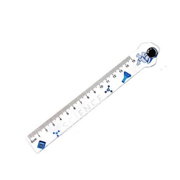 우주비행사 투명자 15cm 15센티자 직자