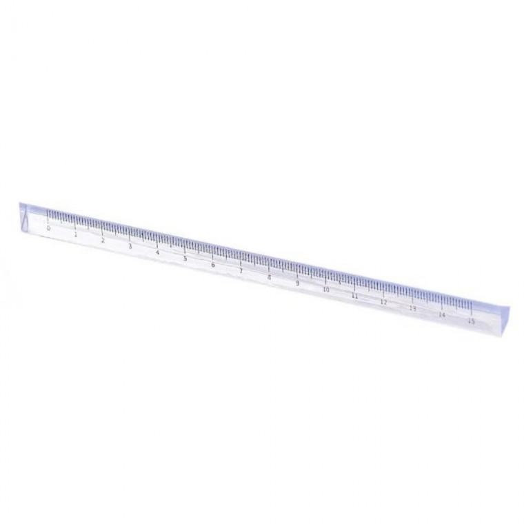 투명 삼각자 15cm 직각자 측정자
