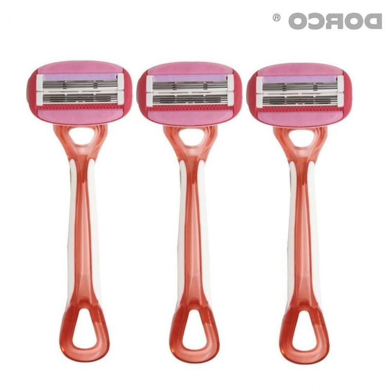도루코 이브 모이스춰면도기 모이스춰 면도기 3매입 바디면도기
