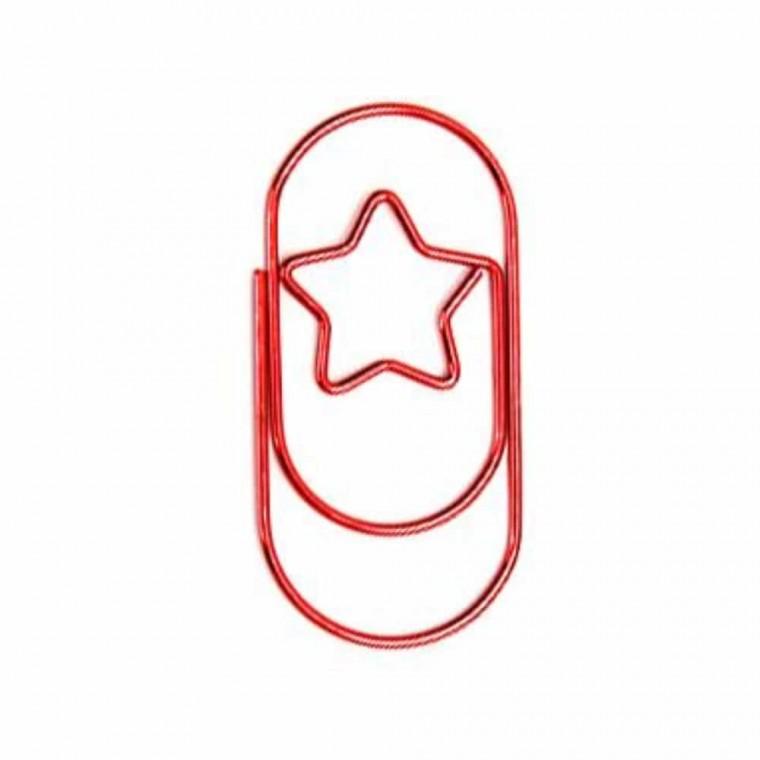 유니크 별 대형 종이클립 고정클립 서류집게 고정용클립 페이퍼클립