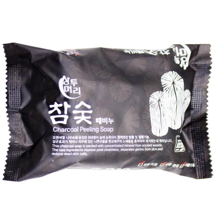 상투머리 참숯 때비누 150g