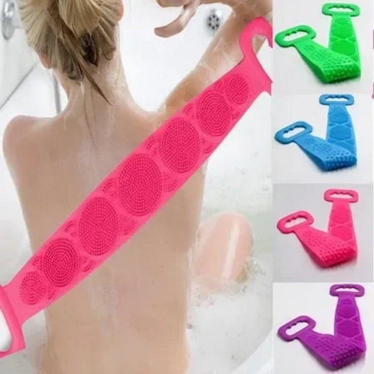 사이노텍 목욕벨트 각질 제거 목욕 마사지 벨트 샴푸캡 욕실핸드폰거치대