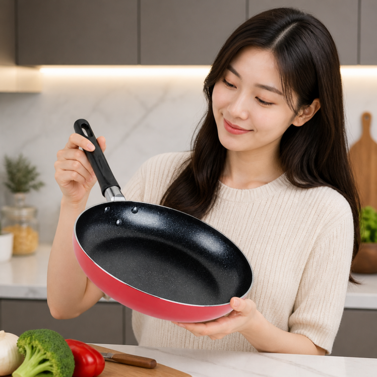 토스코 논스틱 알루미늄 프라이팬 계란말이팬 조리도구