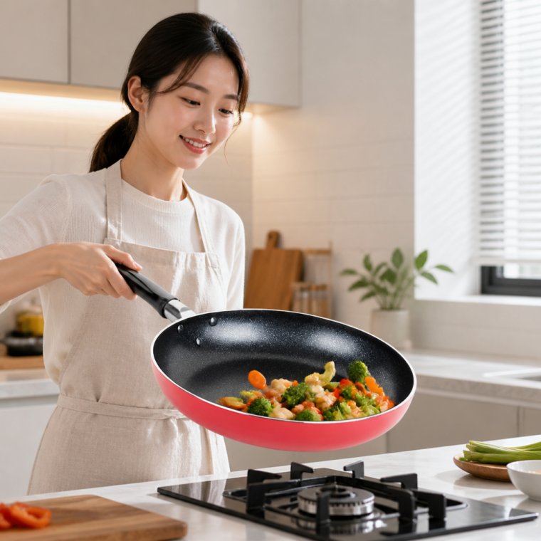 토스코 알루미늄 마블 코팅팬 볶음팬 궁중팬 조리용 조리도구