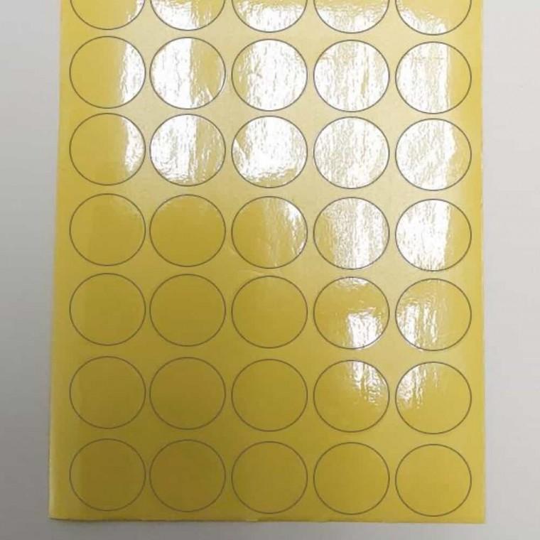 투명 실링 스티커 25mm 50개 포장용테이프 투명테이프 박스테이프 사무용테이프