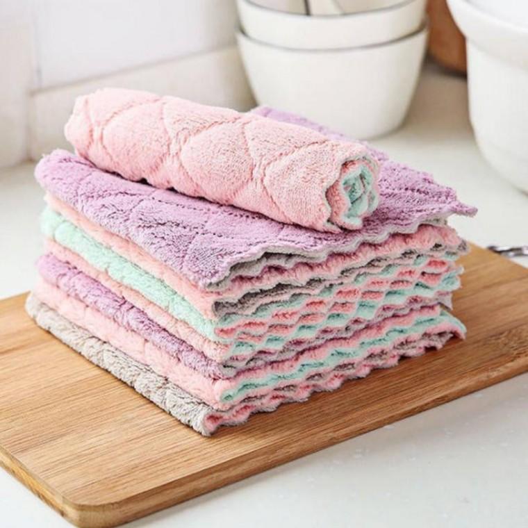 벨벳 극세사 주방행주 25x15cm 손수건선물 미니타올