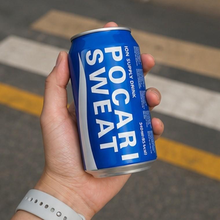 이온음료 340ml 캔음료 휴대용 수분보충용 블루패키지 여름휴대음료