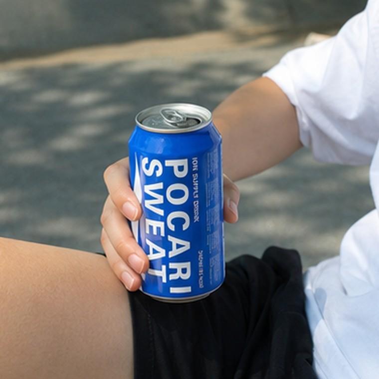 이온음료 340ml 뚱캔 캔음료 차갑게 마시는 휴대용 블루캔