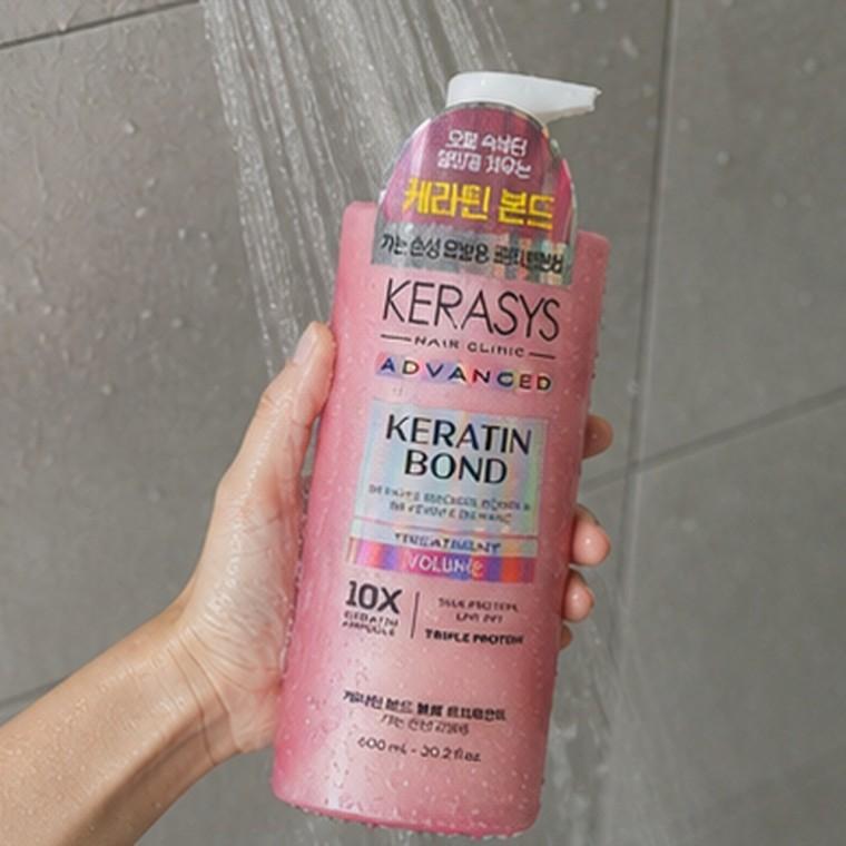 볼륨 헤어트리트먼트 케라틴 콜라겐 단백질 영양 충전 케어 600ml