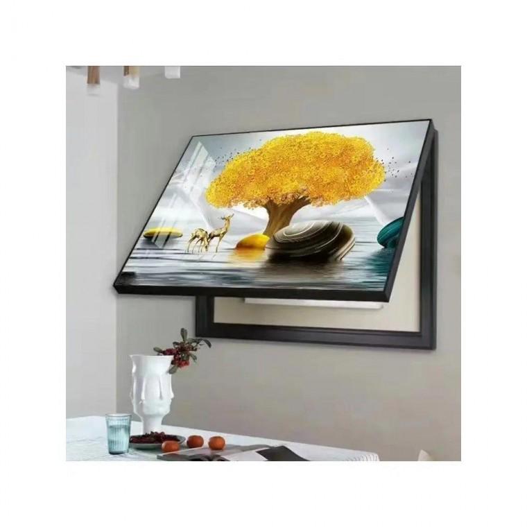 사이노텍 분전함액자 그림 캔버스 가리개 장식 40x30cm 아크릴액자