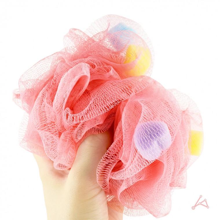 칼라 샤워볼색상랜덤