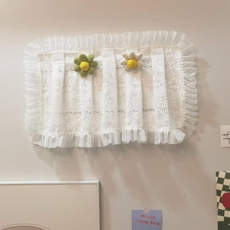 레이스 두꺼비집 레이스가림막 가림막 장식 30x30cm