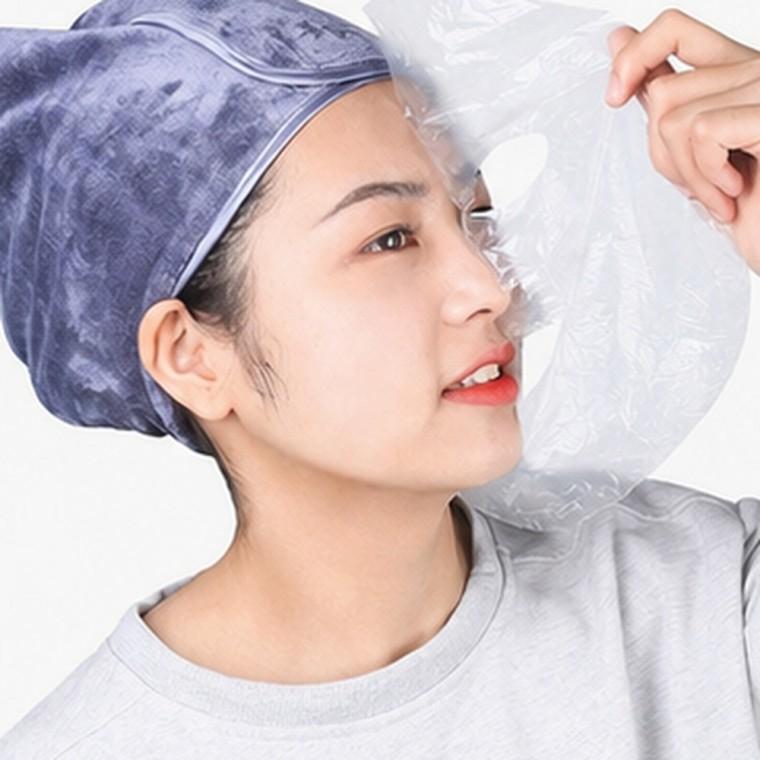 비닐마스크팩 수분보호 영양손실방지 얼굴밀착 100매 투명 일회용 여성 홈케어