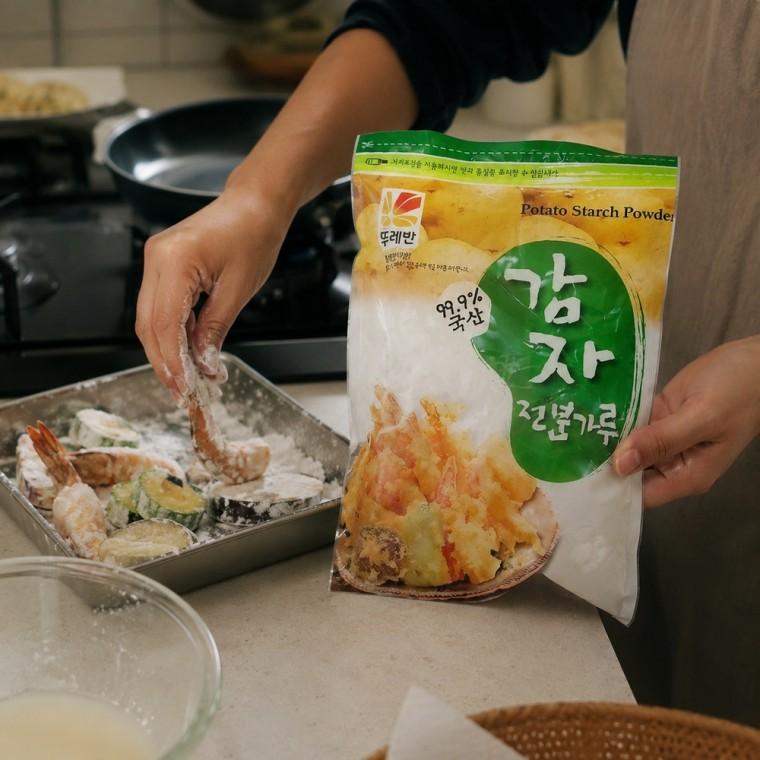 감자전분 1kg 전분가루 가정용 주방 조리재료 튀김 부침용 식품