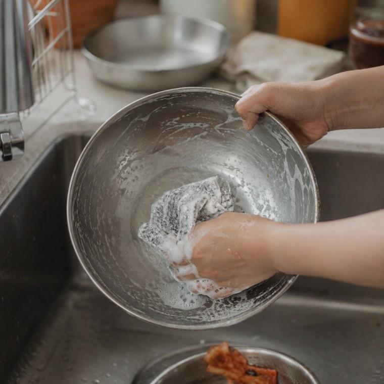 일회용 뜯어쓰는 롤수세미 25매 주방 설거지 싱크대 욕실 청소용