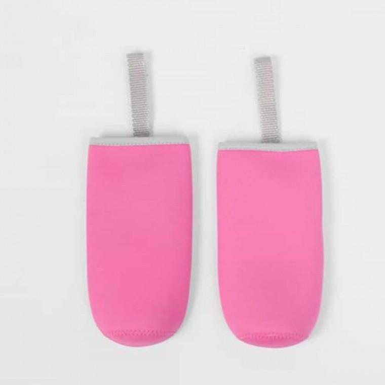 휴대용 물통가방 자전거 물통케이스 텀블러주머니 550ml 손잡이 물병가방 2P 핫핑크 등산 보온 물병파우치