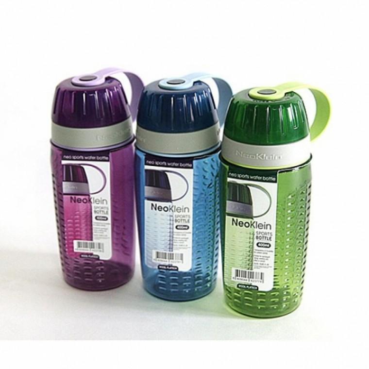우라 네오스포츠물병400ml(쉐이커없음) 색상임의배송 물병 뚜껑 등산 낚시 캠핑 가정집 학생용 쉐이크