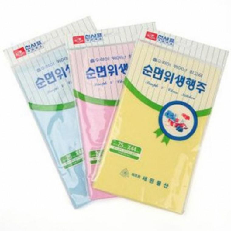 퓨어 순면위생행주1p(색상임의)