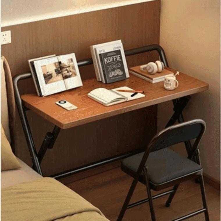 접이식 책상 무조립 폴딩 테이블 미니 원룸 간이 침대옆 folding desk