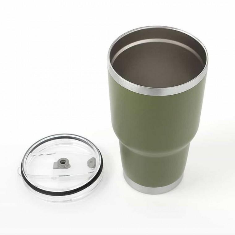 스텐텀블러 보냉텀블러 벤티사이즈텀블러 대용량 850ml 밀폐뚜껑 보온보냉 그린 보온보냉텀블러 대용량텀블