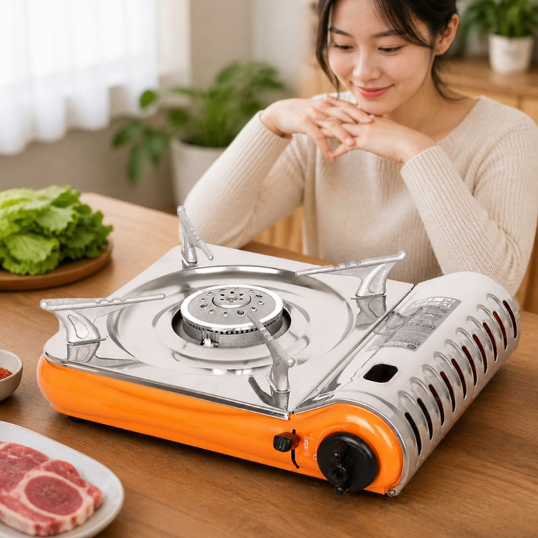 썬터치 휴대용 부탄가스버너 ST-808-3 가정용 업소용 조리기구