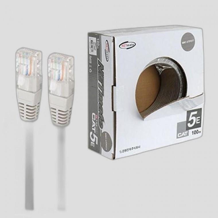 NETmate NMC-UTP01T CAT.5E UTP 케이블 100m 단선