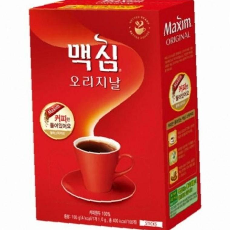 맥심 오리지날 블랙 무설탕 1.0gx100T