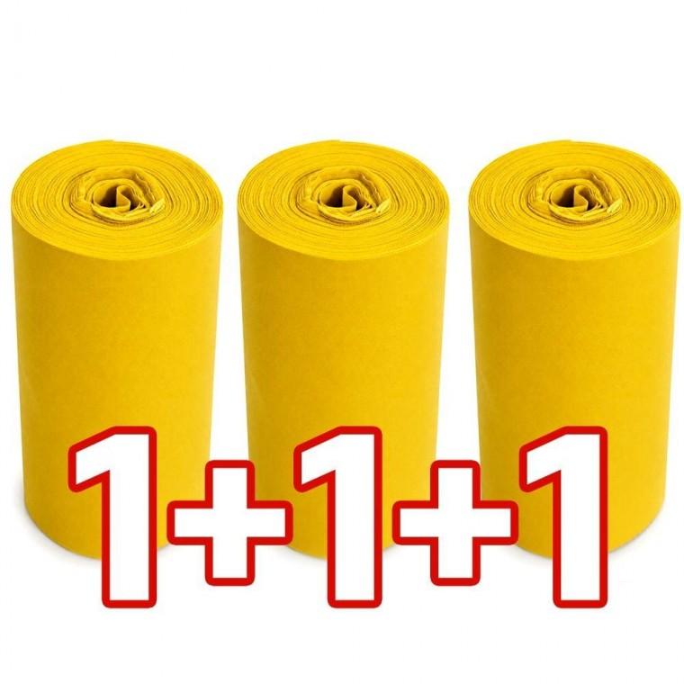 국산 1+1+1 보온 매직테이프(노랑) PVC 배관용 실외기