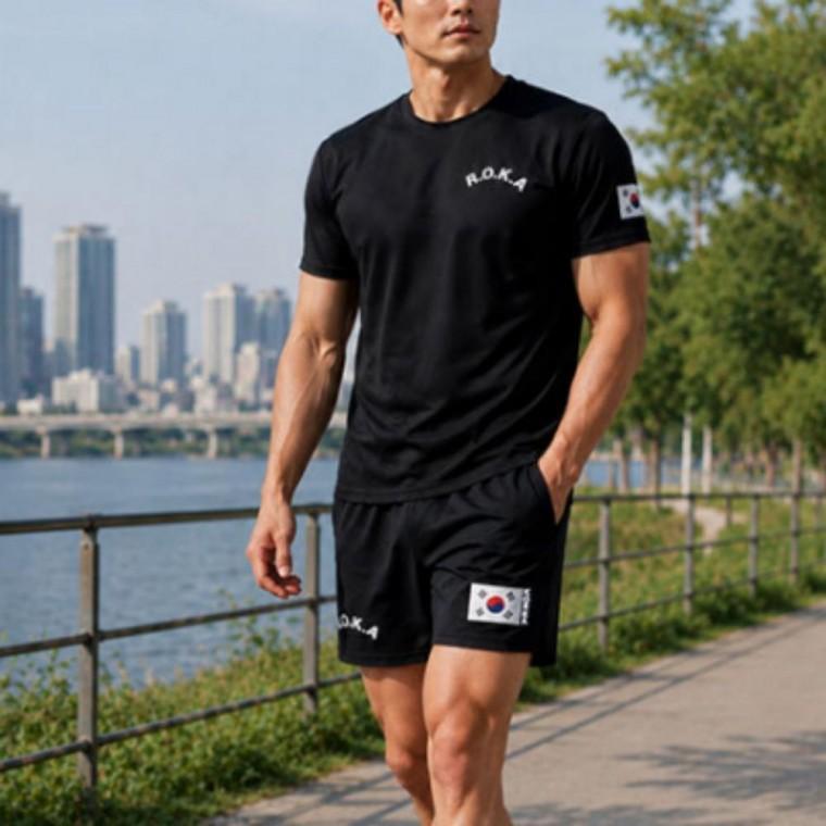 남여공용 아이스 쿨 로카 트레이닝 반바지