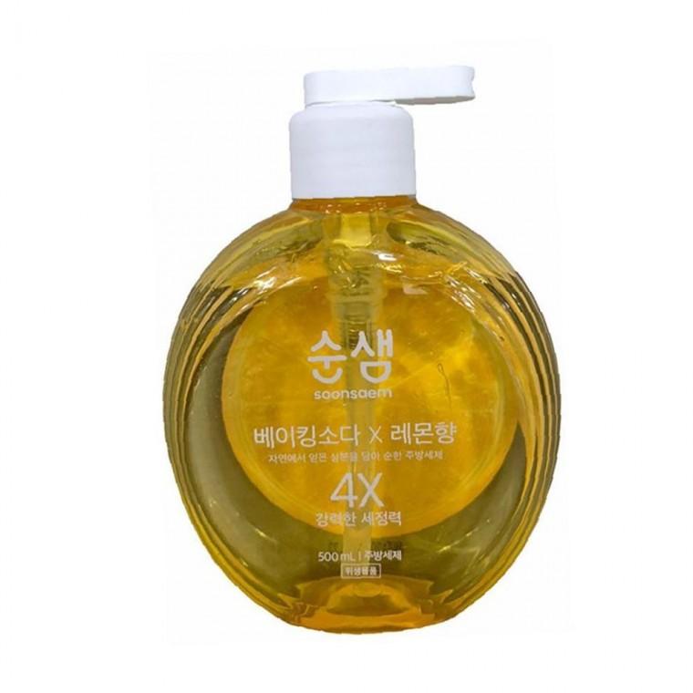 설거지 베이킹소다 레몬향 주방세제 500ml