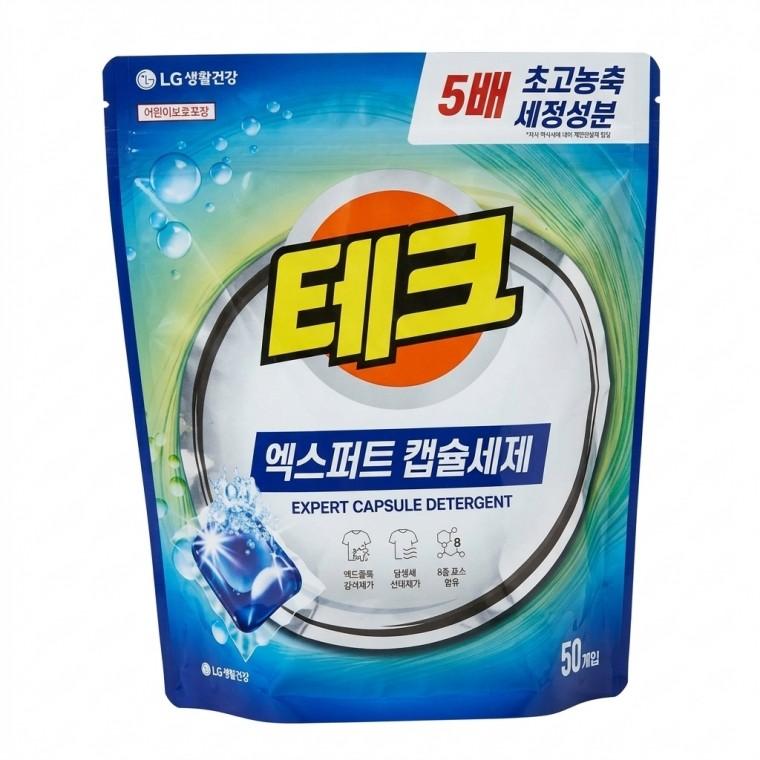 테크 캡슐세제 50입 일반드럼겸용