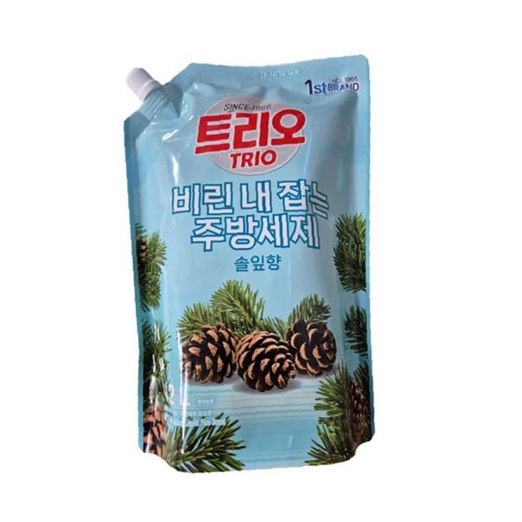 주방 설거지 비린내 잡는 솔잎향 주방세제 솔잎향 리필 1.2L