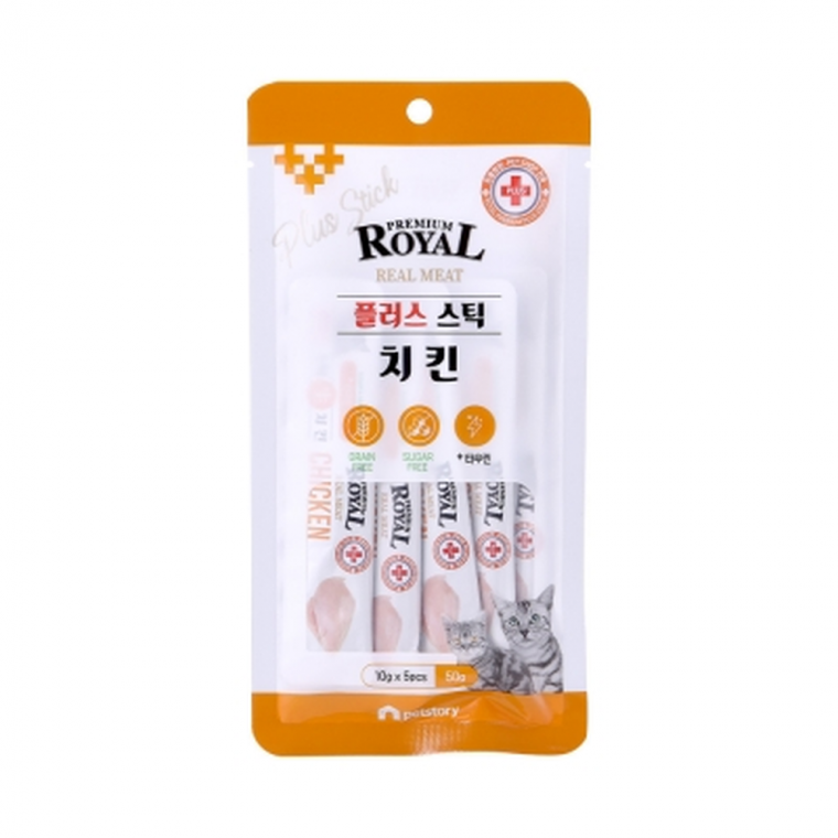 (5개묶음)프리미엄 로얄 플러스 스틱 치킨 10g x 5p
