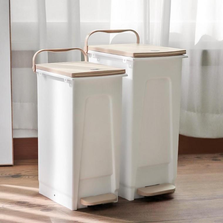 가정 화장실 사무실 인테리어 페달 휴지통 15L 20L