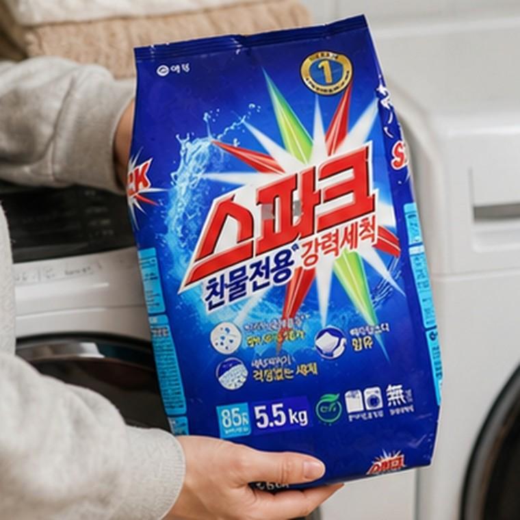 찬물전용 가루세제 세탁세제 일반드럼겸용 강력세척 대용량 실속형 가정세탁