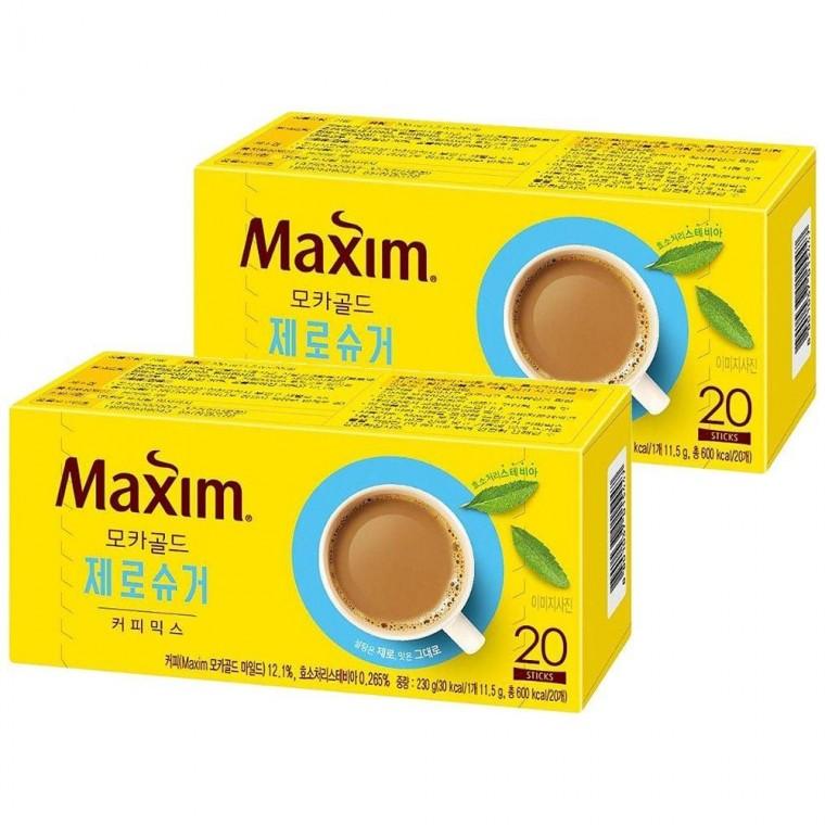 동서 맥심 모카골드 제로슈거 커피믹스 40T (20입x 2개)
