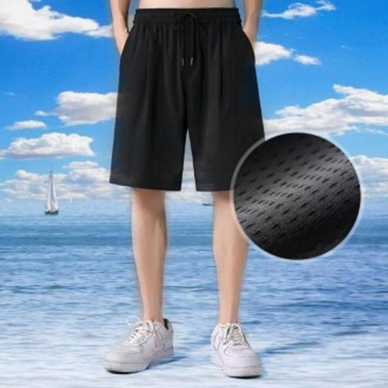 남자 여자 메쉬 쿨바지 아이스 5부 트레이닝 바지