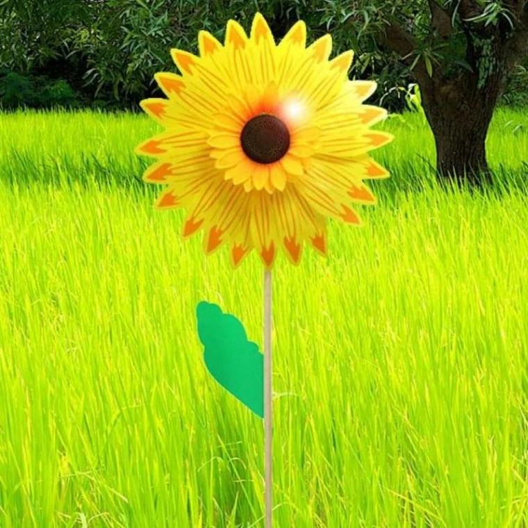 바람개비 대형해바라기 전원주택정원만들기 정원용바람개비