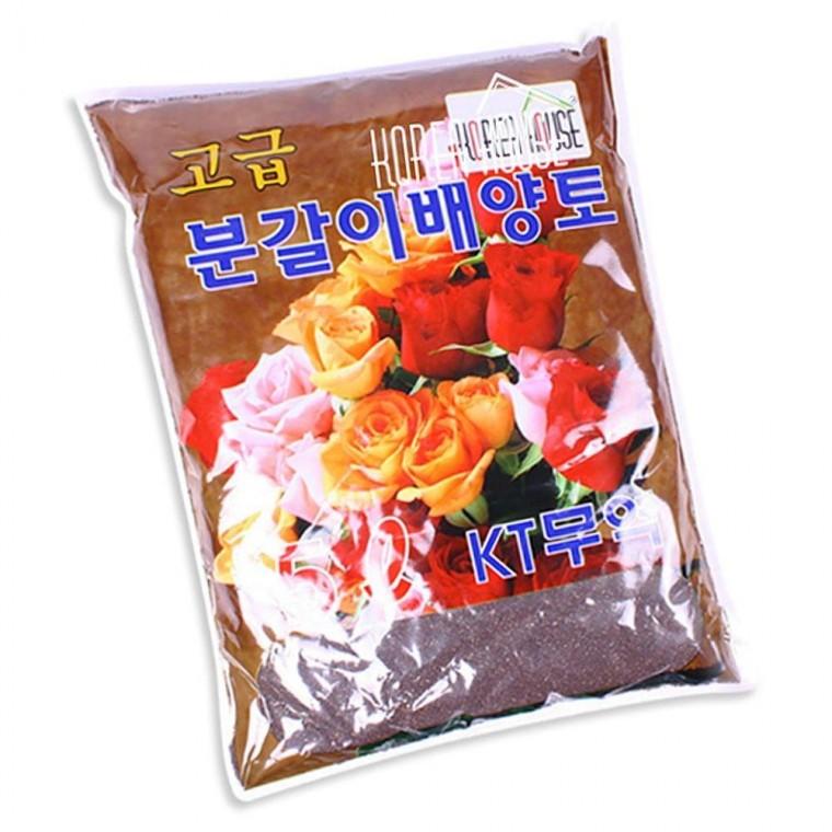 원예용 분갈이 배양토 5.0L 1P 가정용 화분 가드닝 흙