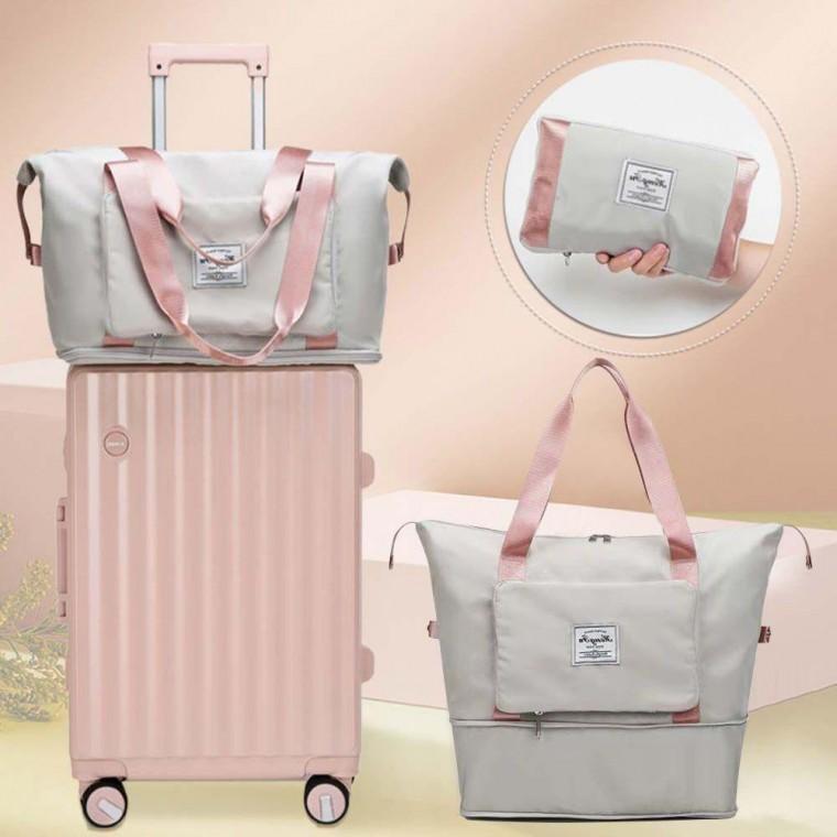 접이식 기내 수화물 가방 접는 여행 캐리어 위 2박3일 해외 보조 1박2일 여행용 보스턴백 천 트레블백 짐