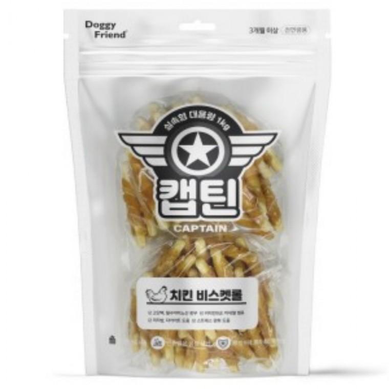 도기프랜드 [캡틴] 치킨 비스켓롤 1kg 실중량 1kg