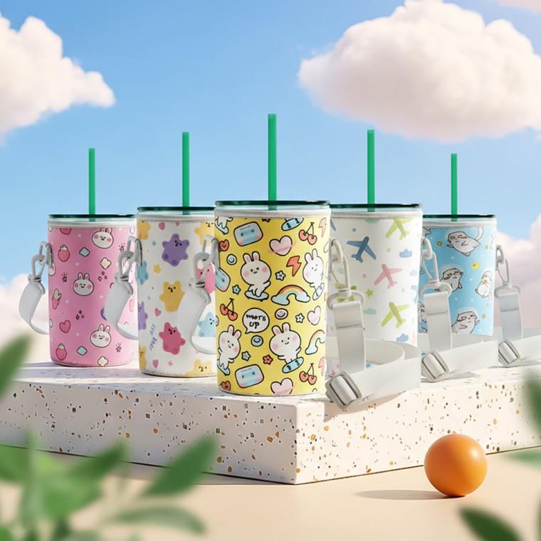 대용량 텀블러 백 1+1 보냉가방 포토텀블러 텀블러가방 크로스백 텀블러커버