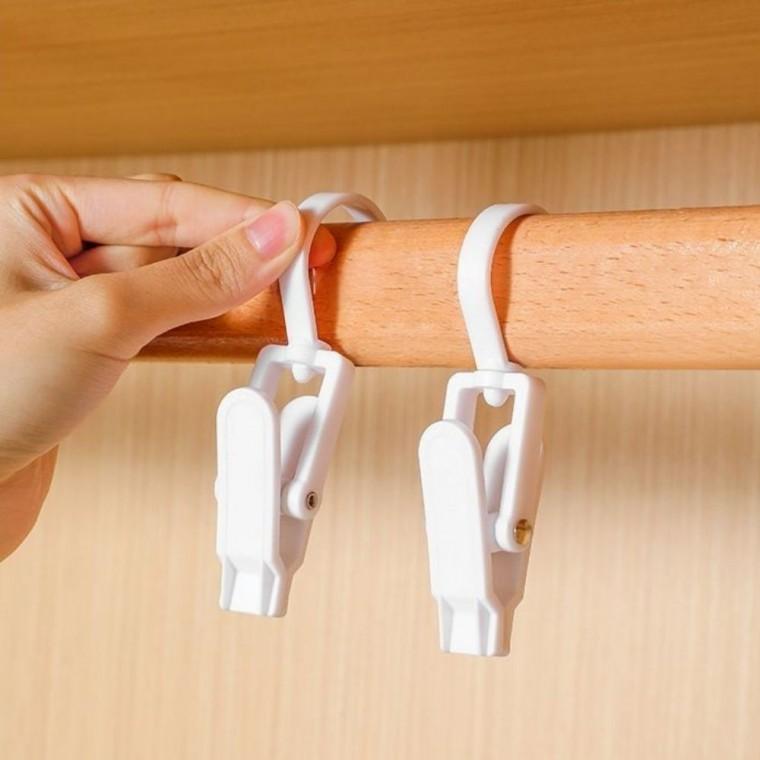 회전식 다용도집게걸이 후크 수건 모자 걸이 5P