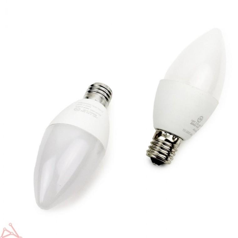 촛대구 (5W) 백열전구 전구몰 촛불전구