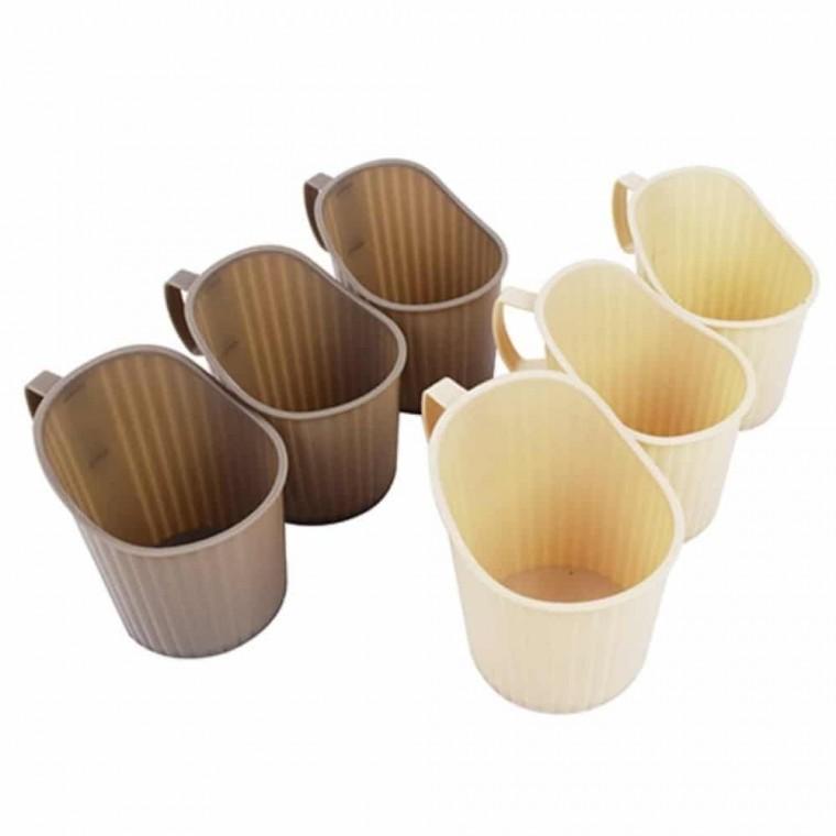 종이컵홀더 6p 위생적인 책상 에코종이컵홀더 컵받침 종이컵꽂이