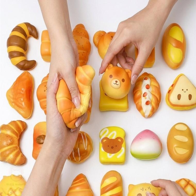 빵 랜덤 스퀴시 슬라임 슬랑이