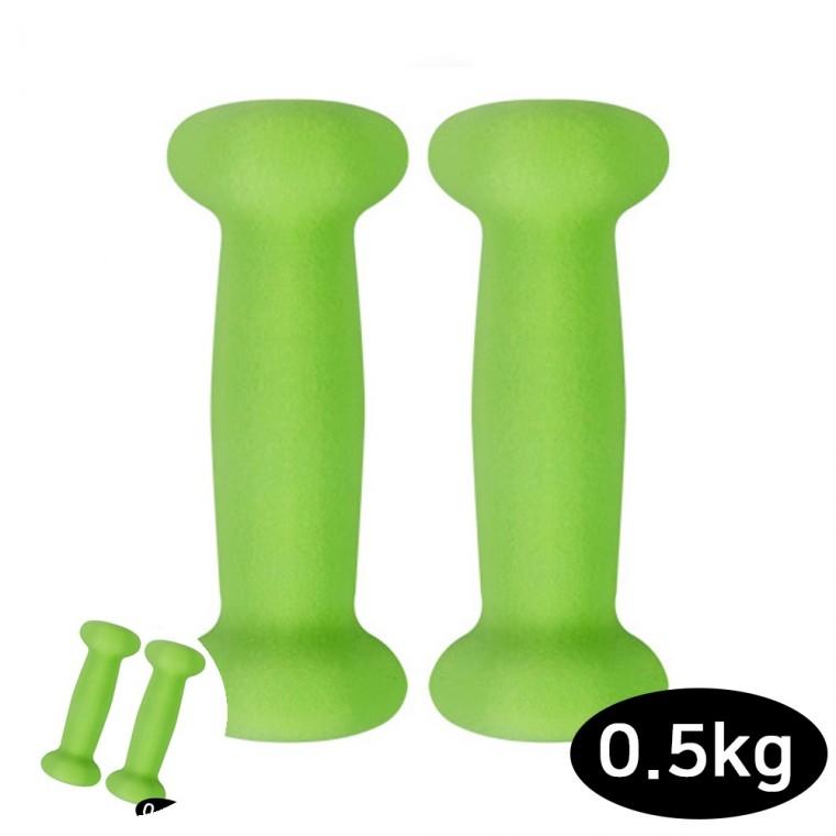 홈트덤벨 운동기구아령 덤벨0.5kg 덤벨 0.5KG덤벨 피트니스 네오프렌 그린 아령 0.5kg X 2개